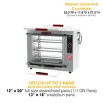 Metro HBCS6-BP HotBlox Xpress S6 Quick Access Pass-Thru Holding