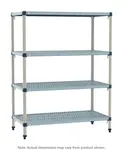 Metro MQ-1824G-63-S4 MetroMax® Q Stationary Starter Shelving Unit