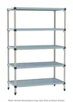 Metro MQ-2172G-74-S5 MetroMax® Q Stationary Starter Shelving Unit