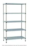 Metro MQ-2460G-86-S5 MetroMax® Q Stationary Starter Shelving Unit