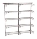 Metro SW-1872K4-85-5TIER SmartWall Tall Wall Shelving Kit