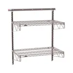 Metro SW-2136K4-45-2TIER SmartWall Wall Shelving Kit. two-shelf