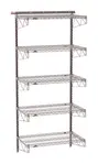 Metro SW-2136K4-85-5TIER SmartWall Tall Wall Shelving Kit