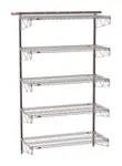 Metro SW-2148K4-85-5TIER SmartWall Tall Wall Shelving Kit
