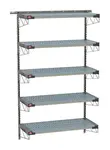 Metro SW-2148S4-85-5TIER SmartWall Life Tall Wall Shelving Kit
