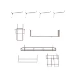 Metro SWA-PIZZA-K4 SmartWall Accessory Kit for Pizza Prep