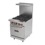 Sierra SR-4-24 Restaurant Gas Range, 24" W with and -