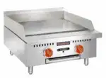 Sierra SRTG-48 48'' Countertop Gas Griddle with Controls -