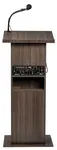 National Public Seating 111PLS-RW Oklahoma Sound® Power Plus Lectern