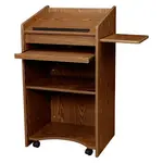 National Public Seating 600-MO Oklahoma Sound® Aristocrat Floor Lectern