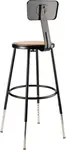 National Public Seating 6224HB-10 NPS® 25"-33" Height Adjustable Heavy Duty Steel