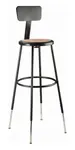 National Public Seating 6230HB-10 NPS® Heavy Duty Steel Stool with Backrest
