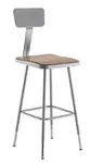 National Public Seating 6324HB NPS® 25"-33" Height Adjustable Heavy Duty Steel