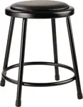 National Public Seating 6418-10 NPS® Vinyl Padded Steel Stool