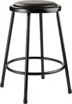 National Public Seating 6424-10 NPS® Vinyl Padded Steel Stool
