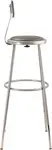 National Public Seating 6430HB NPS® Heavy Duty Steel Stool with Backrest