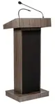 National Public Seating 800X-RW Oklahoma Sound® Orator Lectern