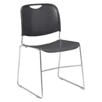 National Public Seating 8502 NPS® 8500 Series Ultra-Compact Plastic Stack