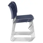National Public Seating 8505 NPS® 8500 Series Ultra-Compact Plastic Stack