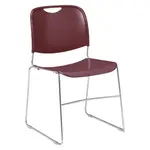National Public Seating 8508 NPS® 8500 Series Ultra-Compact Plastic Stack
