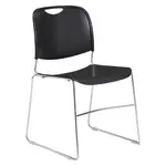 National Public Seating 8510 NPS® 8500 Series Ultra-Compact Plastic Stack