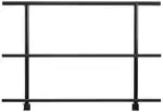 National Public Seating GRS48 48"W Guard Rail for Stages