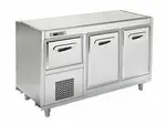 Oscartek REFRIGERATED COUNTERS RC90 A2B 76.81'' Worktop Refrigerator with Compressor -