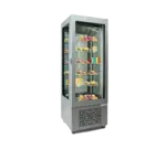 Oscartek VISION V6314 H76 26.00'' Silver 1 Section Swing Refrigerated Glass Door Merchandiser