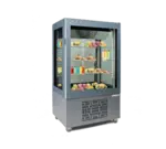 Oscartek VISION V8314D H60 34.00'' Silver 1 Section Swing Refrigerated Glass Door Merchandiser