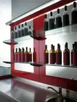 Oscartek WALL SHELVING DISPLAY WS2 1250 CE Glass Wall-Mounted Shelf Display - 49.21"W x 11.38"D