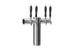 Perlick 4073-6PO-SS Avenue T-Pipe Draft Beer Tower countertop