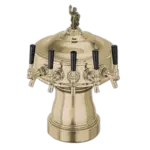 Perlick Corporation 4005-5BTF Gambrinus Draft Beer Tower, Countertop, Glycol-Cooled - 12-3/4" Diameter x 19-3/8"H