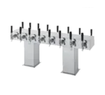 Perlick Corporation 4006-20BPC2 Bridge Tee Draft Beer Tower, Countertop, Glycol-Cooled - 55-1/8"W x 15-9/16"H