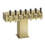 Perlick Perlick Corporation 4006-7BTF Tee Draft Beer Tower, Countertop, Glycol-Cooled - 20-1/8"W x 12-15/16"H