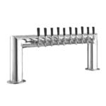 Perlick Corporation 4009-10B Pass-Thru Pipe Draft Beer Tower, Countertop, Glycol-Cooled - 46"W x 14"H