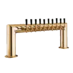 Perlick Corporation 4009-10BTF Pass-Thru Pipe Draft Beer Tower, Countertop, Glycol-Cooled - 46"W x 14"H