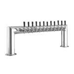 Perlick Corporation 4009-12B Pass-Thru Pipe Draft Beer Tower, Countertop, Glycol-Cooled - 46"W x 14"H