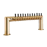 Perlick Corporation 4009-12BTF Pass-Thru Pipe Draft Beer Tower, Countertop, Glycol-Cooled - 46"W x 14"H
