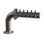 Perlick Corporation 4062-10R "L" Brew Pipe Draft Beer Tower, Countertop, Glycol-Cooled - 40-5/8"W x 20"H O.A.