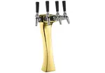 Perlick Corporation 69526-4PG-R Panther Style Beer Dispensing Kit - (4) Faucets