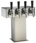Perlick Corporation 69526W-4TT-R Tee Tower Style Wine Dispensing Kit - (4) Faucets