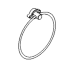 Perlick Corporation 736B Towel Ring