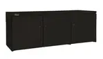 Perlick Corporation BBRLP72 Silver 3 Solid Door Refrigerated Back Bar Storage Cabinet, 120 Volts