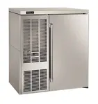 Perlick Corporation BBSN32 Silver 1 Solid Door Refrigerated Back Bar Storage Cabinet, 120 Volts