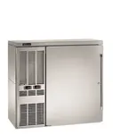 Perlick Corporation DZS36 Silver 2 Solid Door Refrigerated Back Bar Storage Cabinet, 120 Volts