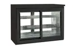 Perlick Corporation SDBR48 Silver 2 Glass Door Refrigerated Back Bar Storage Cabinet, 120 Volts