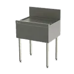 Perlick Perlick TS42 Underbar Drainboard, Freestanding with 6"H Backsplash - 42"W x 18.56"D