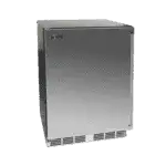Perlick HC24FS4S-00-SLFLR 23.88'' 1 Section Undercounter Freezer with 1 Right Hinged Solid Door and Front Breathing Compressor