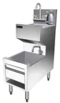 Perlick
TSF12CS
Underbar Sink Unit,
 Compartment,
,
with and / 
- 240"W x 120"D