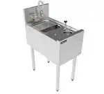 Perlick TSF14PS-SRT Underbar Sink Unit, Compartment with and / - 14"W x 24"D